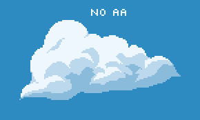 pixel art nuage